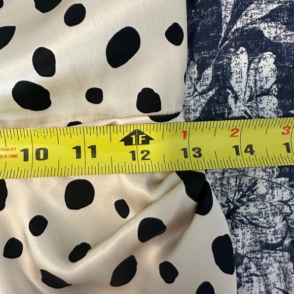 Reformation Carmelina polka-dot silk midi dress Elegant Party Dress 4 Small - Picture 10 of 10